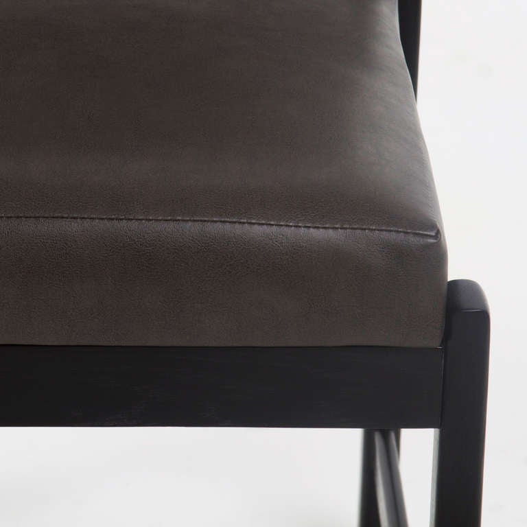 The Basic Dining Chair in Ebonized Oak by Thomas Hayes Studio 2