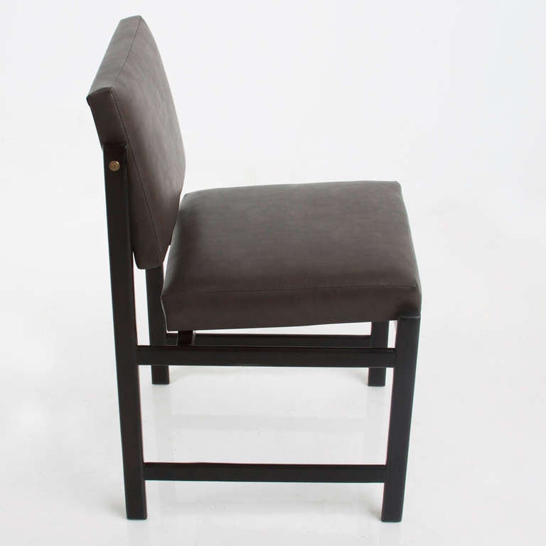 American The Basic Dining Chair in Ebonized Oak by Thomas Hayes Studio