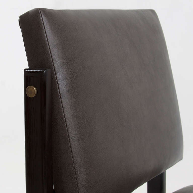 The Basic Dining Chair in Ebonized Oak by Thomas Hayes Studio 1