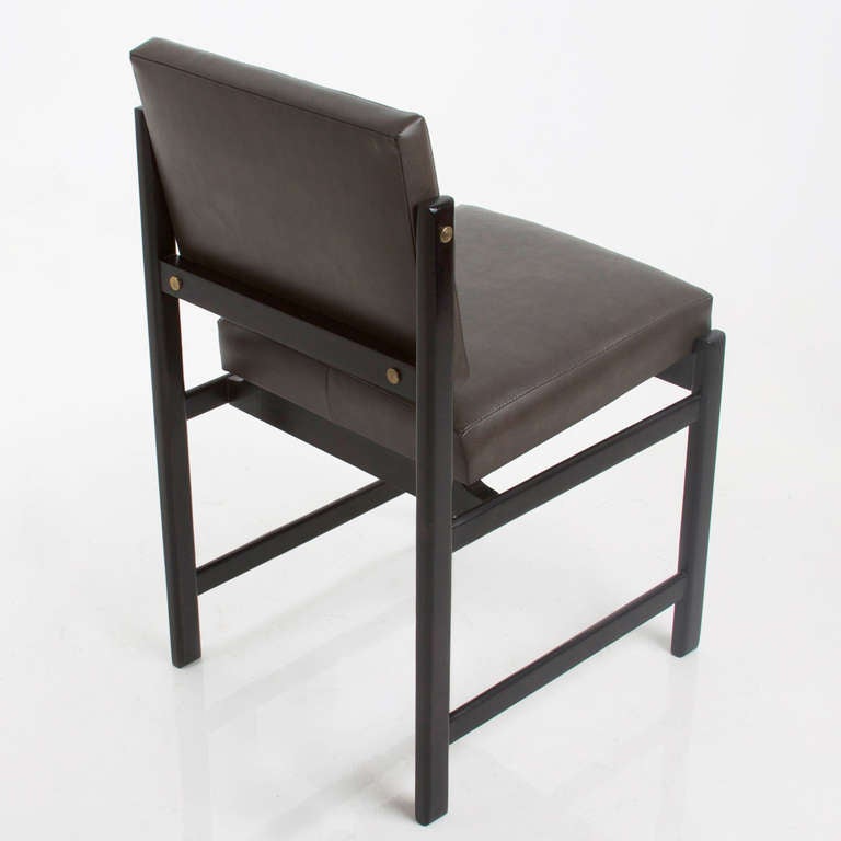 Contemporary The Basic Dining Chair in Ebonized Oak by Thomas Hayes Studio