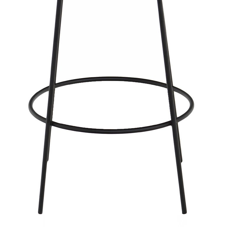The Galli Leather Swiveling Bar Stools with Steel Frames 3