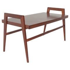 Brazilian Organic Modern Solid Peroba Side Table