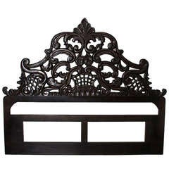 Large carved Monteverdi-Young head board