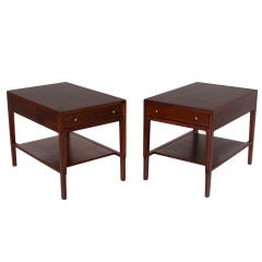 Pair Of Vintage Side Tables Or Night Stands By John Stuart For Janus