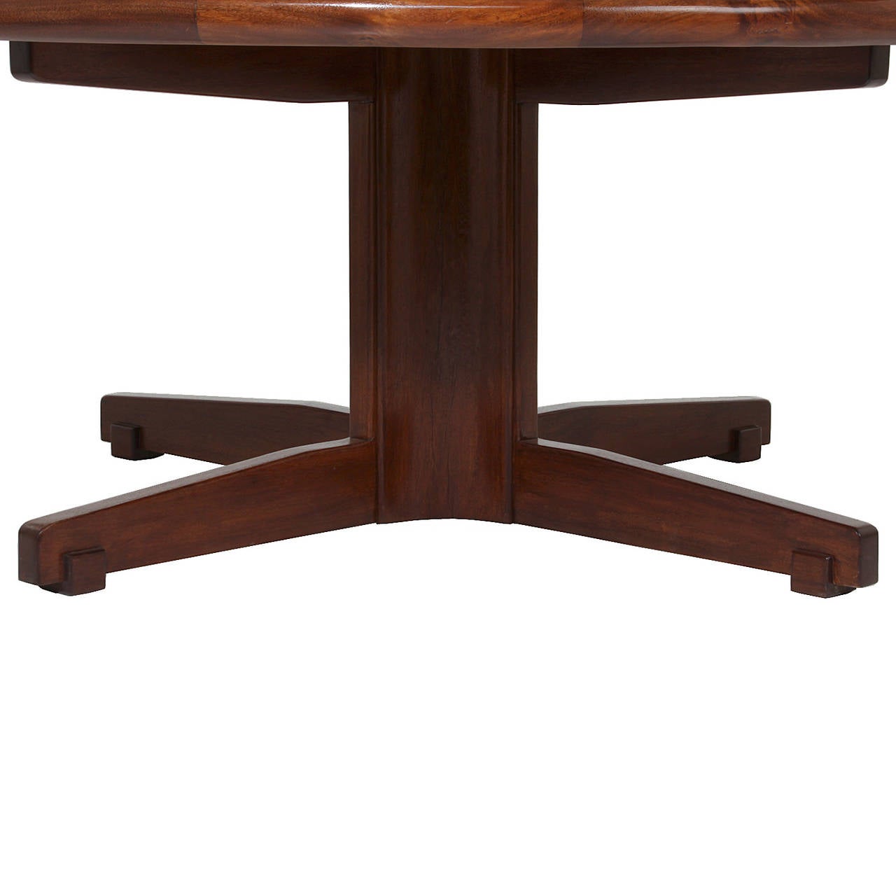 Celina Moveis Dining Table in Cejera Wood  In Good Condition For Sale In Los Angeles, CA