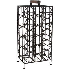 Arthur Umanoff Vintage Iron Wine Rack