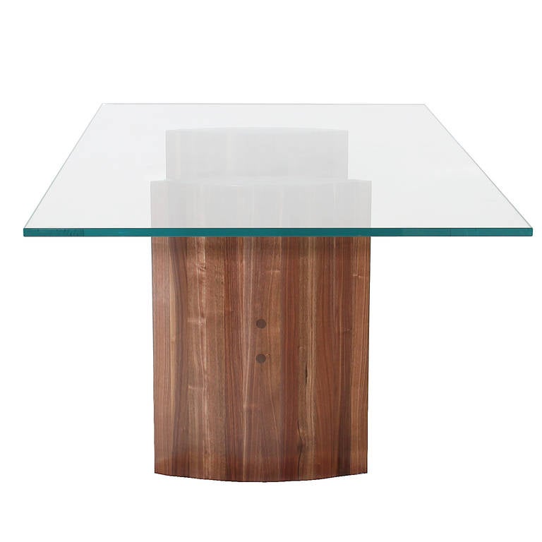 The Jantar Dining Table in Solid Walnut by Thomas Hayes Studio