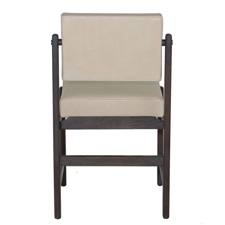Contemporary The Basic Pivot Back Dining Chair in Walnut by Thomas Hayes Studio