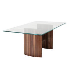 The Jantar Dining Table in Solid Walnut by Thomas Hayes Studio