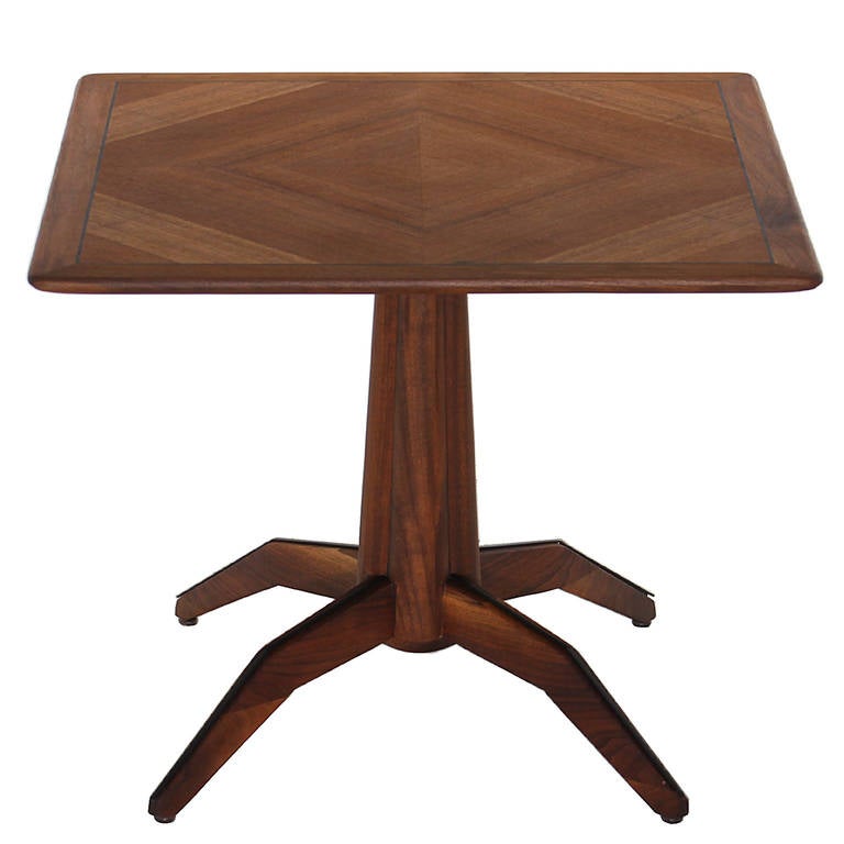 American Monteverdi-Young Walnut Center Table For Sale