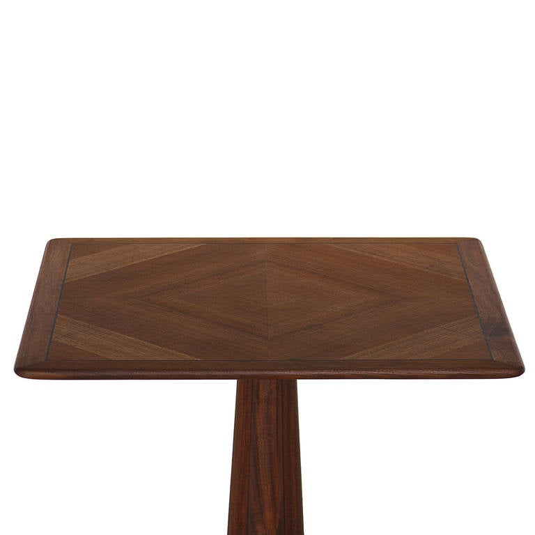 Monteverdi-Young Walnut Center Table In Good Condition For Sale In Los Angeles, CA