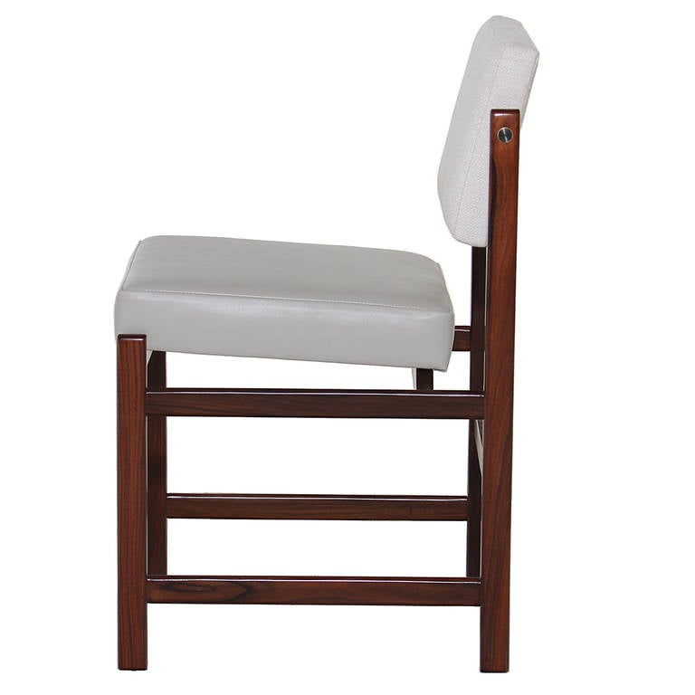 Contemporary The Basic Pivot Back Dining Chair in Rosewood by Thomas Hayes Studio