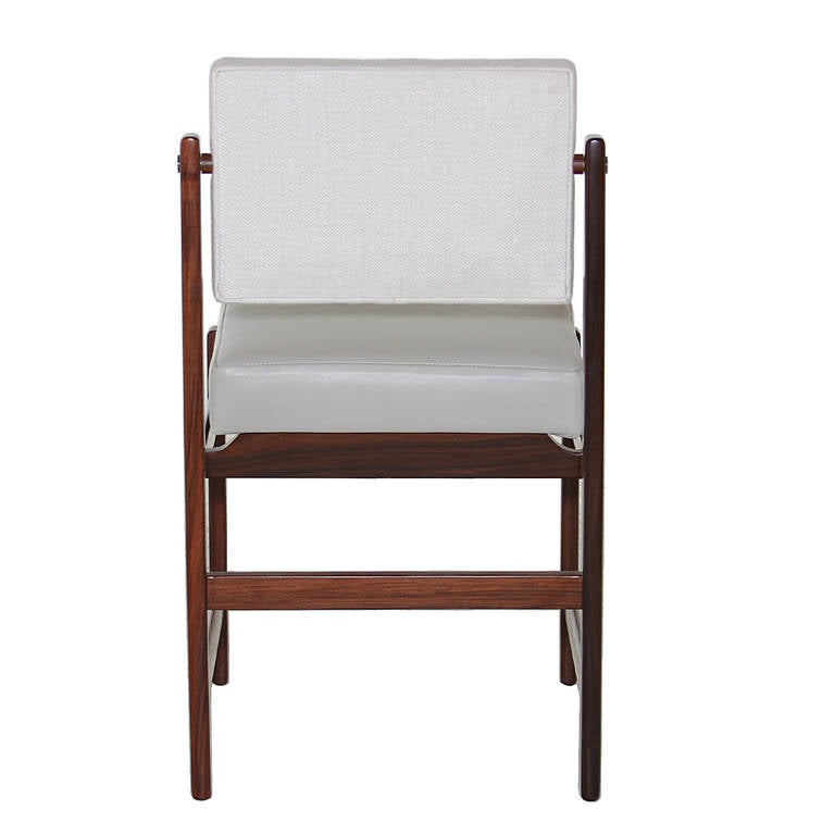 The Basic Pivot Back Dining Chair in Rosewood by Thomas Hayes Studio 1