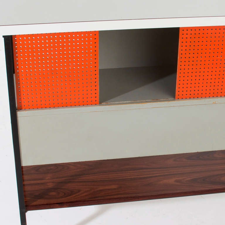 Mid-20th Century Mid Century Modern Bookcase With Rosewood & Melamine by Vista of California
