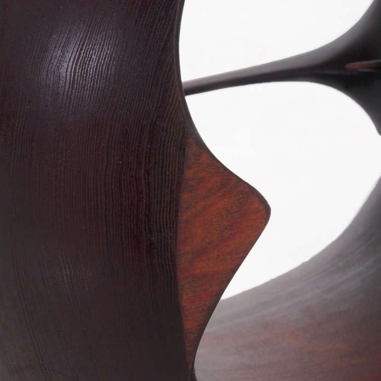 Late 20th Century Old-Growth Redwood Sculpture by California Artist Carol Setterlund