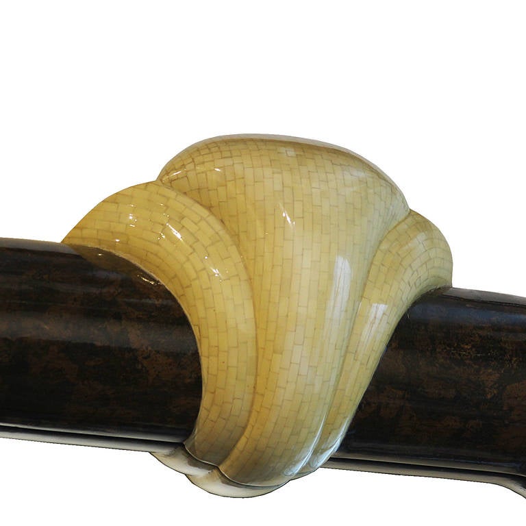 Cork and Bone Mirror in the Manner of Maitland Smith