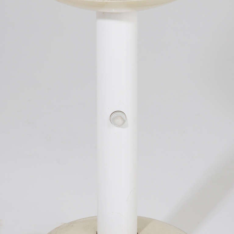 Late 20th Century Pair of Large Outdoor Globe Table Lamps