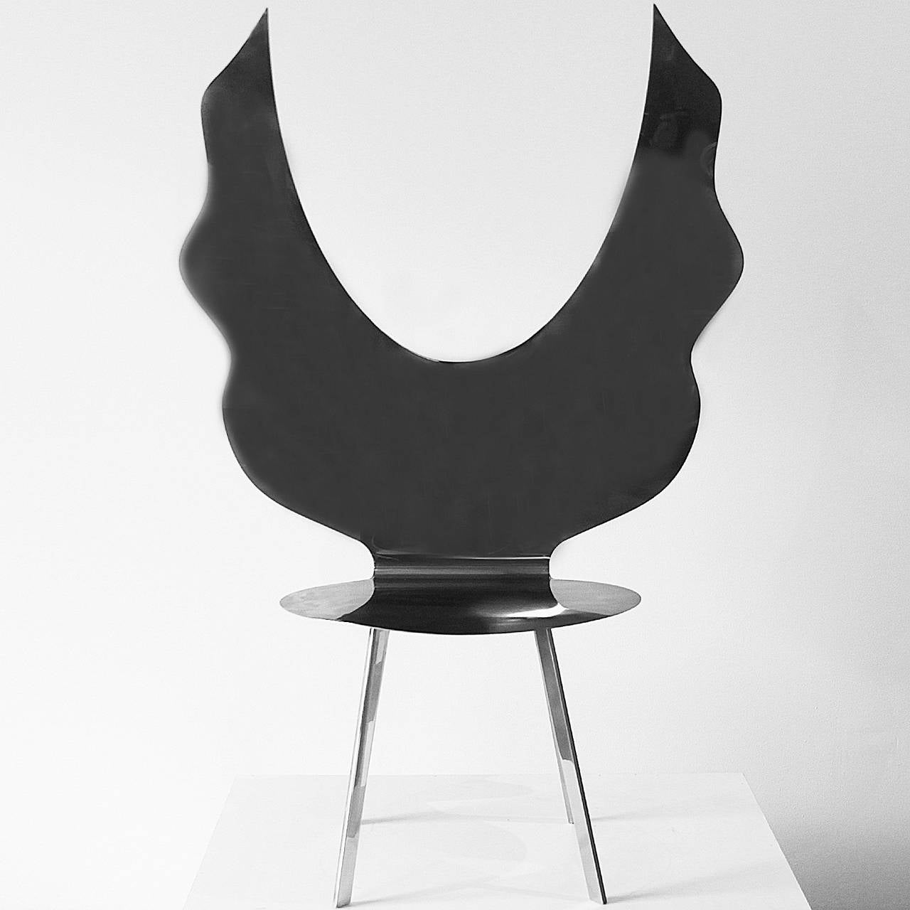 Contemporary Cadeira Anjo Inox/Angel Chair Inox Alê Jordão For Sale