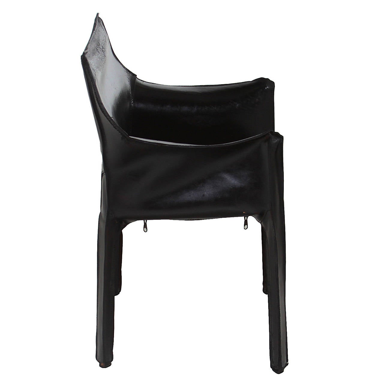 Mid-20th Century Organic Modern Mario Bellini Cab Chairs For Sale