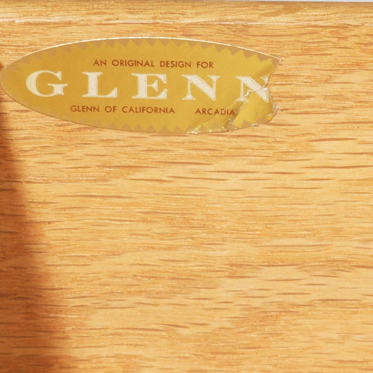 Glenn of California Walnut Gentlemen's Dressing Chest 4