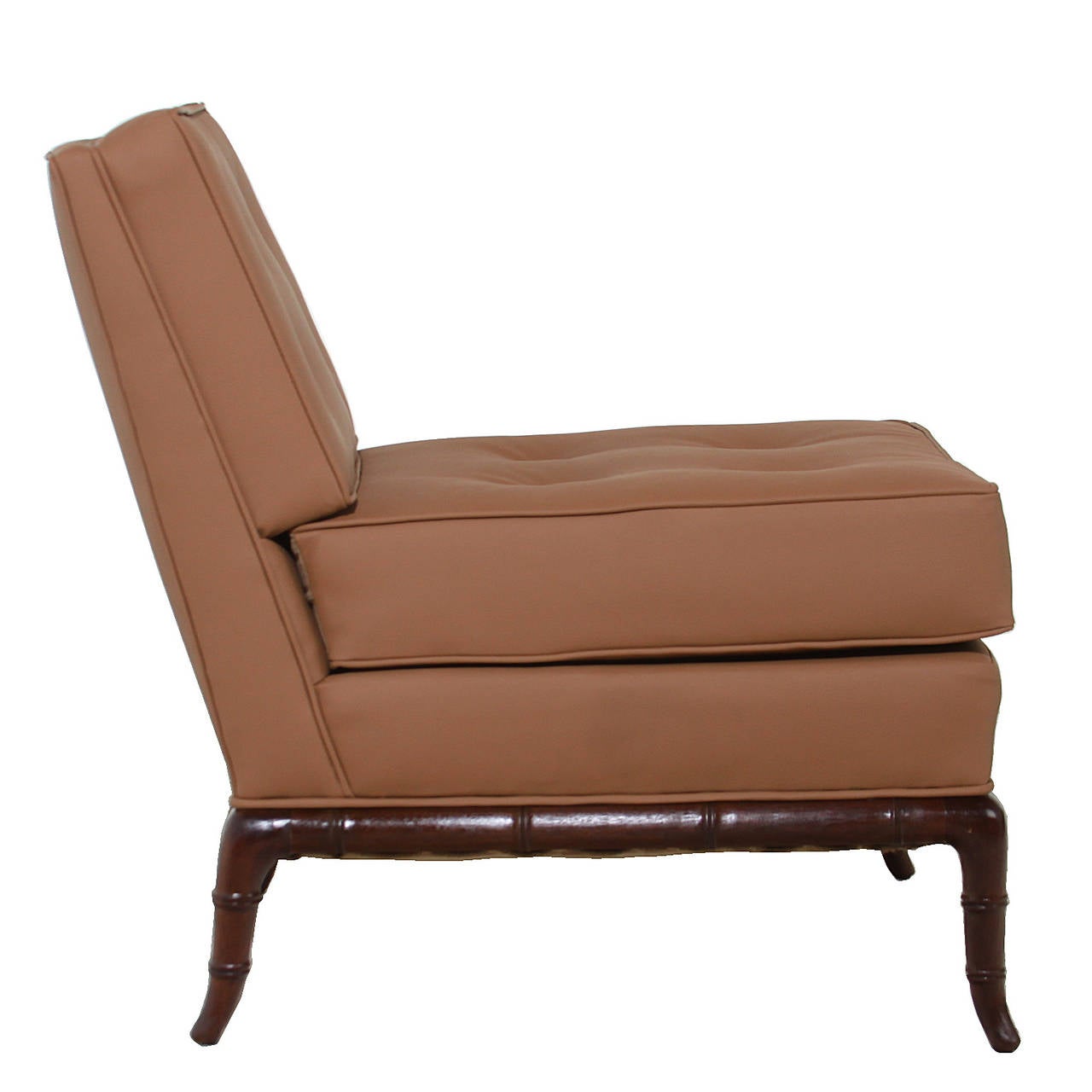 Mid-Century Modern T.H. Robsjohn-Gibbings Iconic Slipper Chair For Sale
