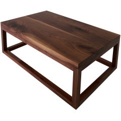 The Basic Coffee Table in Walnut by Thomas Hayes Studio