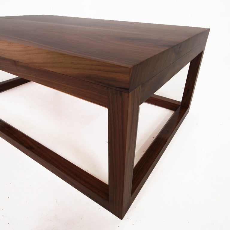 The Basic Coffee Table in Walnut by Thomas Hayes Studio 1