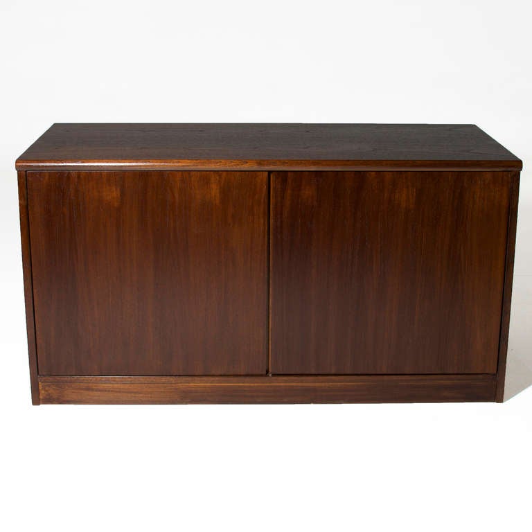 Vintage Danish Modern Teak Two-Door Cabinet Buffett