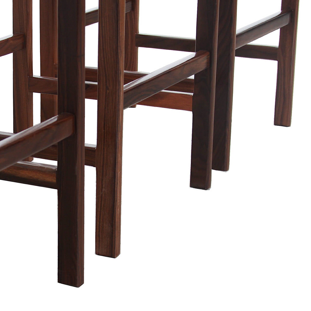 The Leather Cord Stool by Thomas Hayes Studio 2
