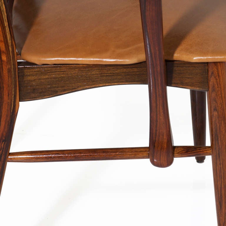 Set of Six Rosewood Dining Chairs by Koefoeds-Hornslet 5