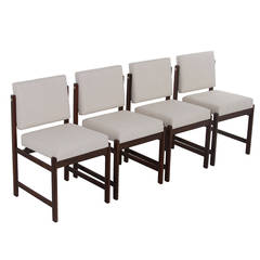A set of Four Rosewood Dining chairs