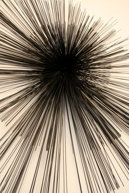 Late 20th Century Starburst wall sculpture by Curtis Jere