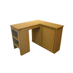 Corner Desk/Cabinet by Rudolph Schindler for Basia Gingold
