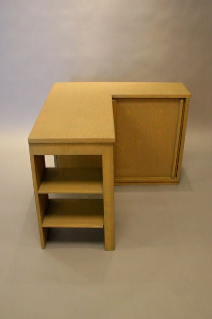Corner Desk/Cabinet by Rudolph Schindler for Basia Gingold 2
