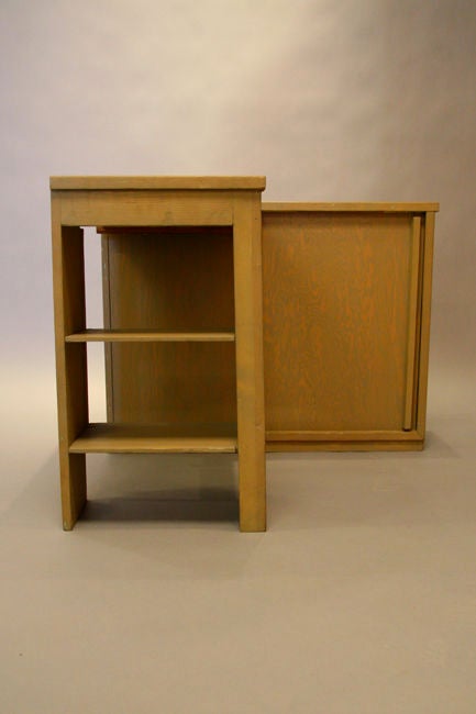 Corner Desk/Cabinet by Rudolph Schindler for Basia Gingold 3
