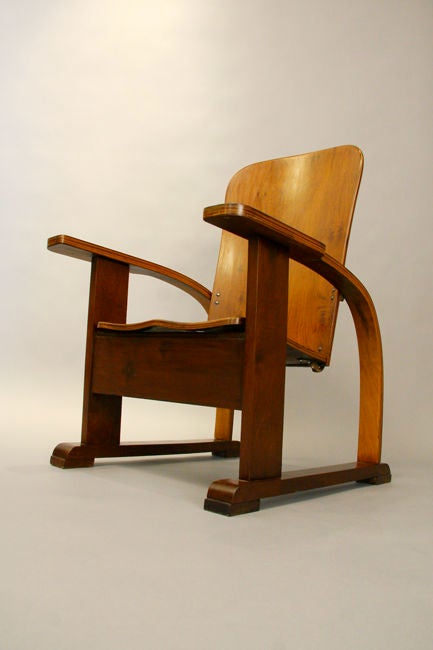 Brazilian Mahogany Lounge Chair by Cimo from Brazil