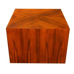 Rosewood cube coffee table / platform