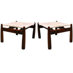 Pair of beautiful Rosewood  side tables by Jean Gillon