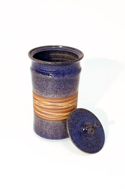 Mid-Century Modern Mid-Century Victoria Littlejohn Coffee or Tea Ceramic Vessel For Sale