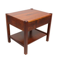 Brazilian Rosewood nightstand or end table