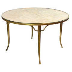 Round brass table by William "BIlly" Haines