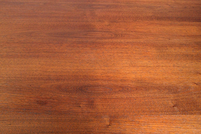 Walnut and chrome desk by Florence Knoll 5