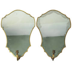 Pair of Venetian Mirror Sconces