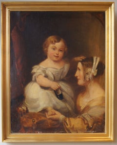 Portrait of Mother and Child
