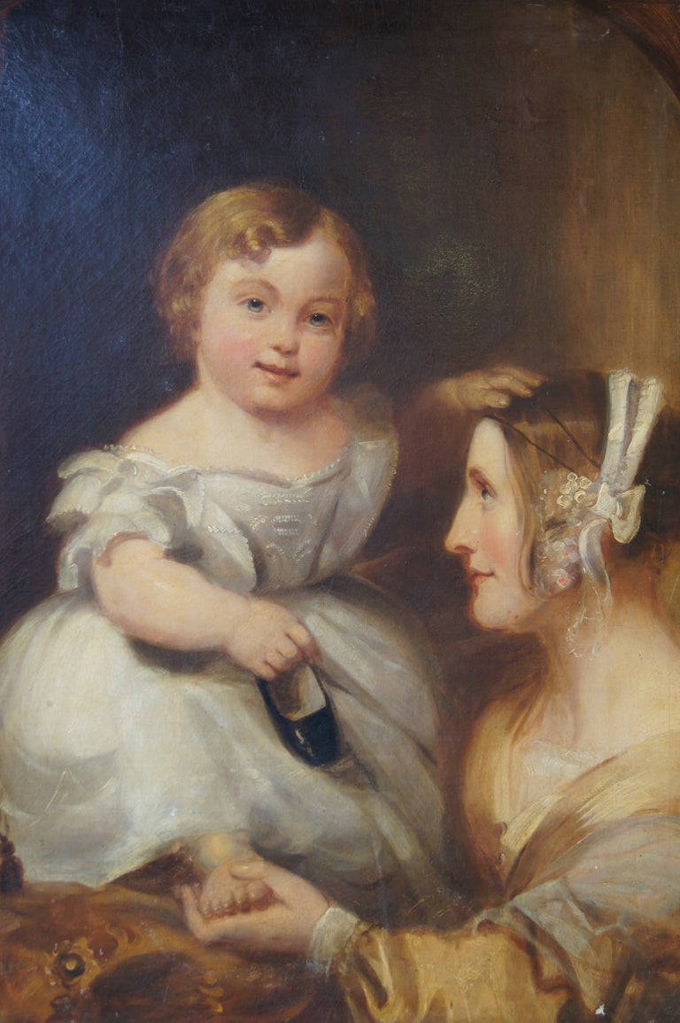 American Portrait of Mother and Child