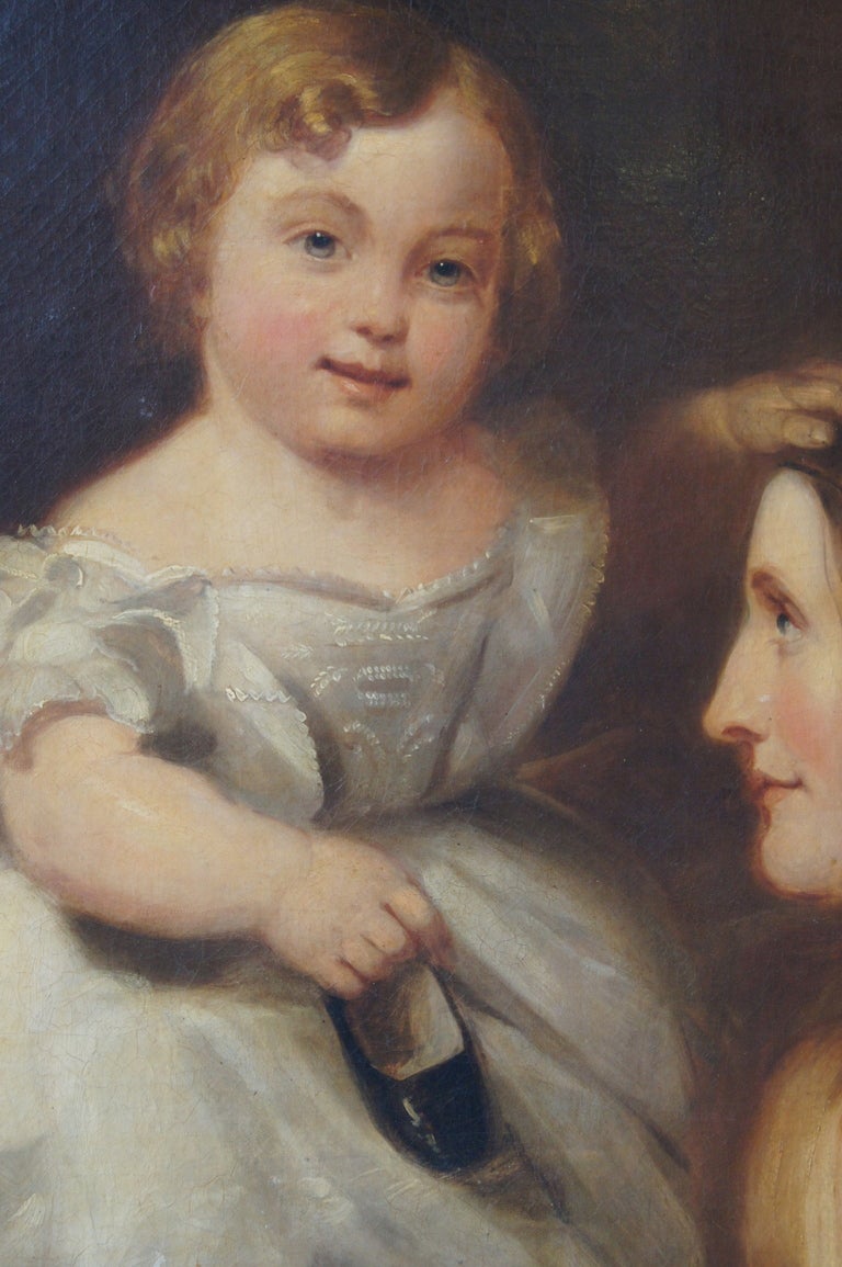 Portrait of Mother and Child In Excellent Condition In Kilmarnock, VA