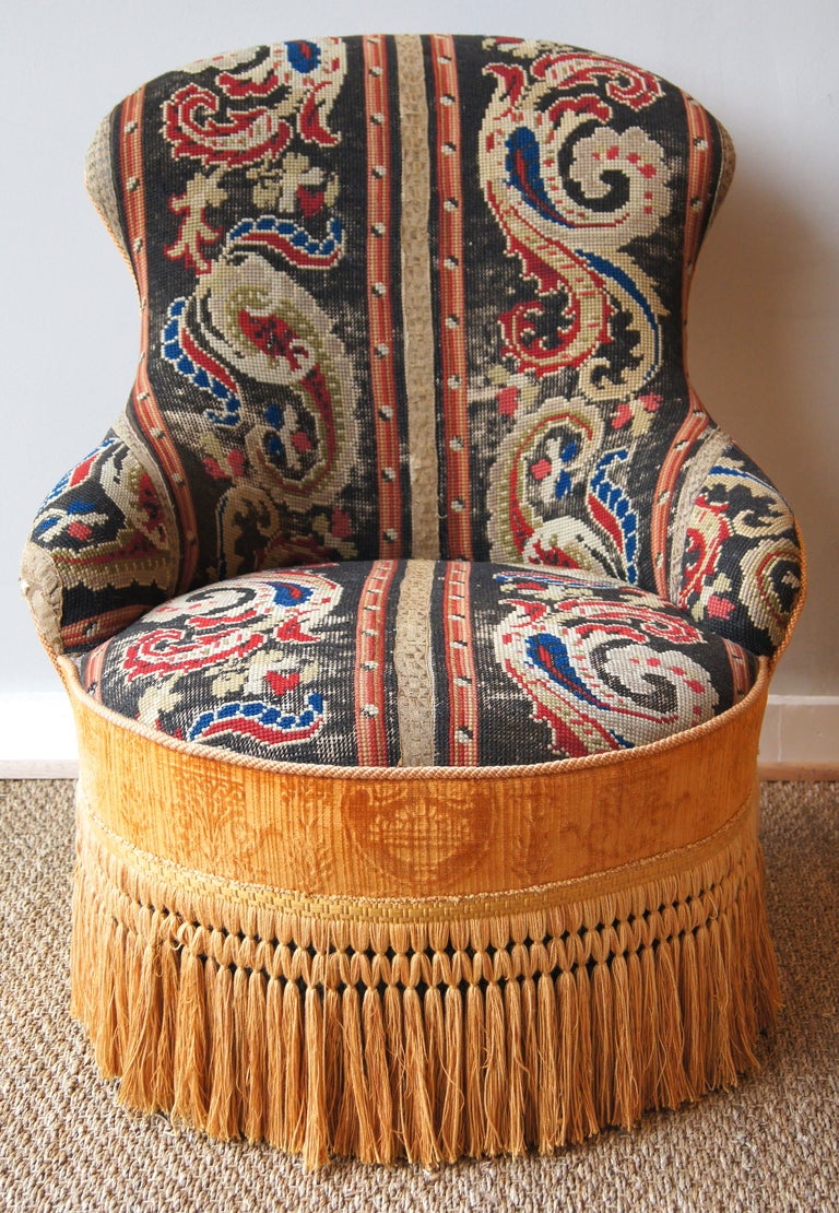 edwardian slipper chair