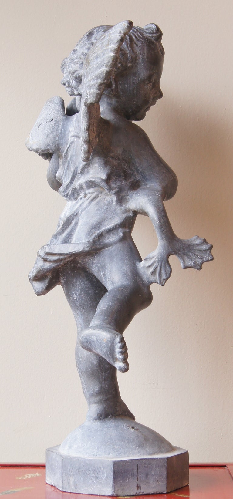 20th Century English Cast Lead Fountain