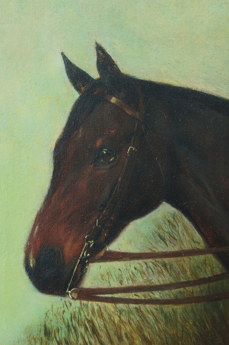 Portrait of a Sporting Squire on Horseback In Good Condition In Kilmarnock, VA