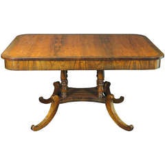Regency Style Rosewood Dining/Library Table